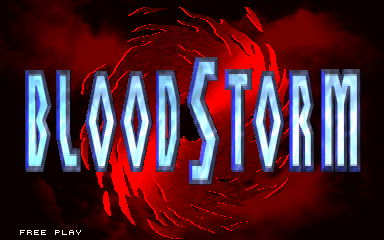 Blood Storm (v2.22) Title Screen